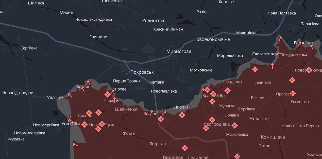 Russians occupy Novovassylivka near Pokrovsk, reports DeepState