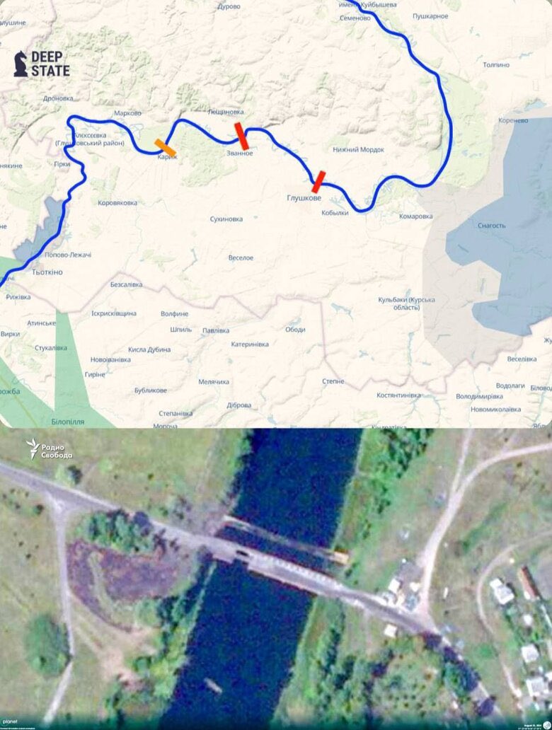 Ukrainian Armed Forces Destroy Last Bridge Over Seym River in Kursk Region