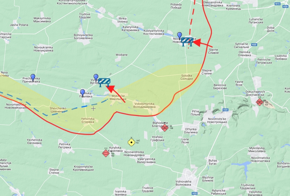 Russian forces attack fails against AFU in Vuhledar and Novomykhailivka