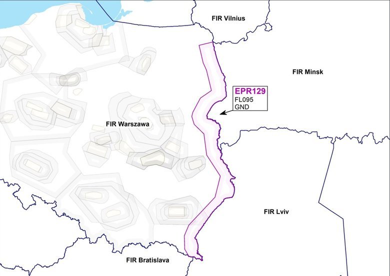 Air traffic restricted in eastern Poland near Belarus and Ukraine borders
