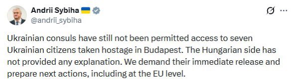 Ukrainian consuls not allowed to see hostages in Budapest