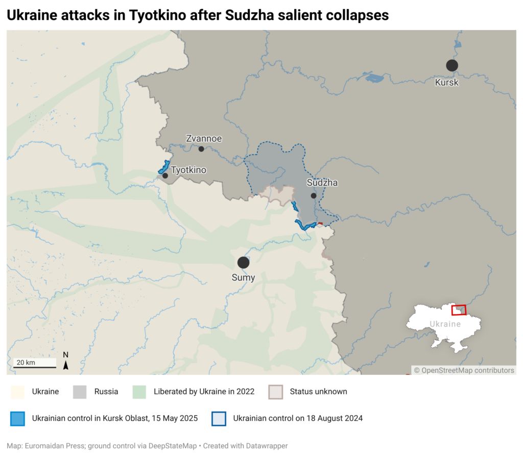 Russians threaten to cut off Tyotkino border checkpoint