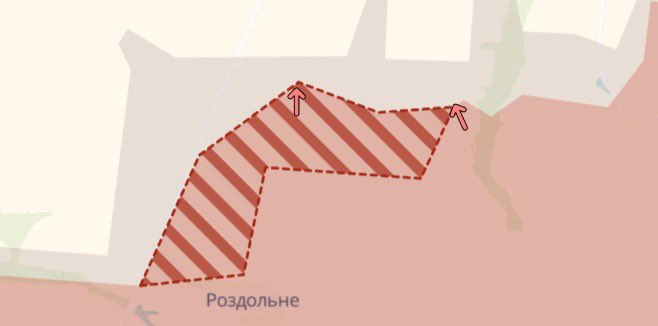 Enemy advances near Guyevo and Rozdolne, DeepState reports