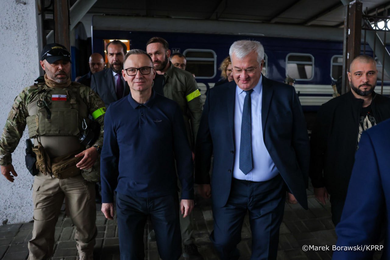 Polish President Duda arrives in Kyiv for meeting with Zelensky