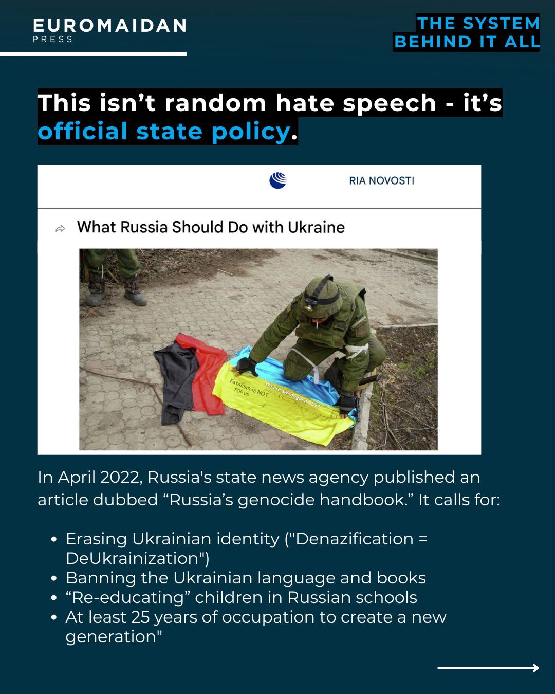 Putin’s propaganda machine grooms Russians for 161,000 war crimes in Ukraine