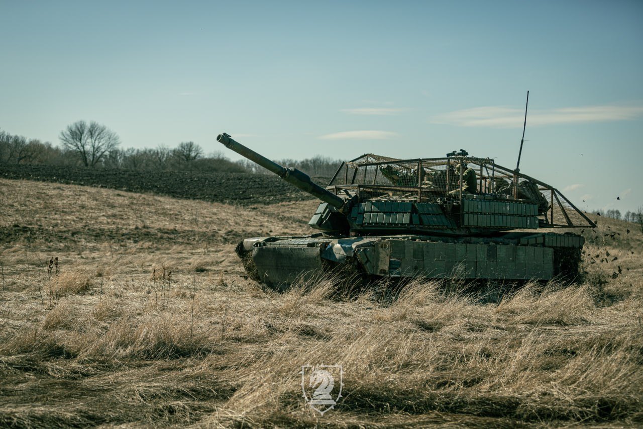 M1A1SA-UKR Abrams tank of the 47th Mechanized Brigade in service