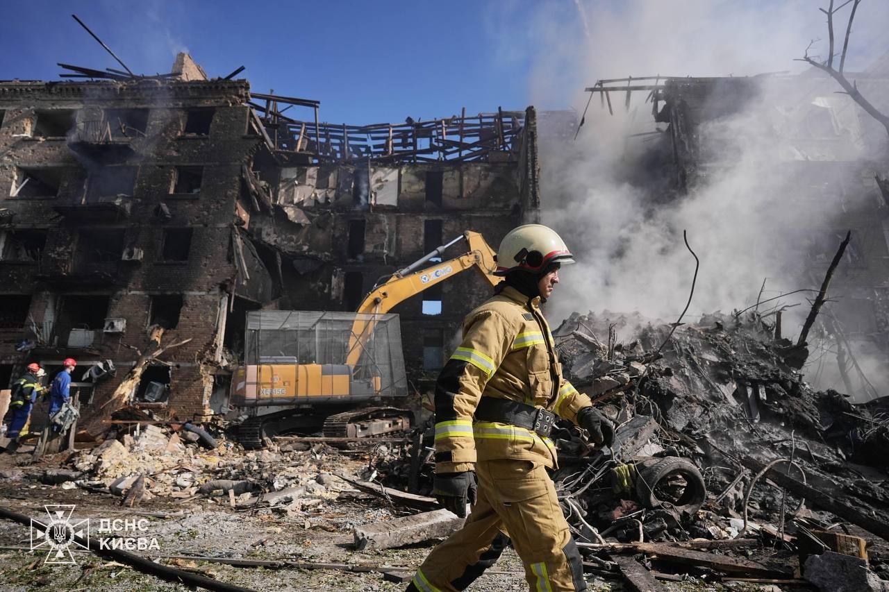 Russia launches massive aerial attack on Kyiv, killing 2, injuring over 50