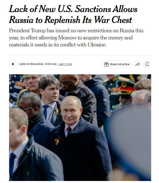 US inaction lets Russia rebuild military budget