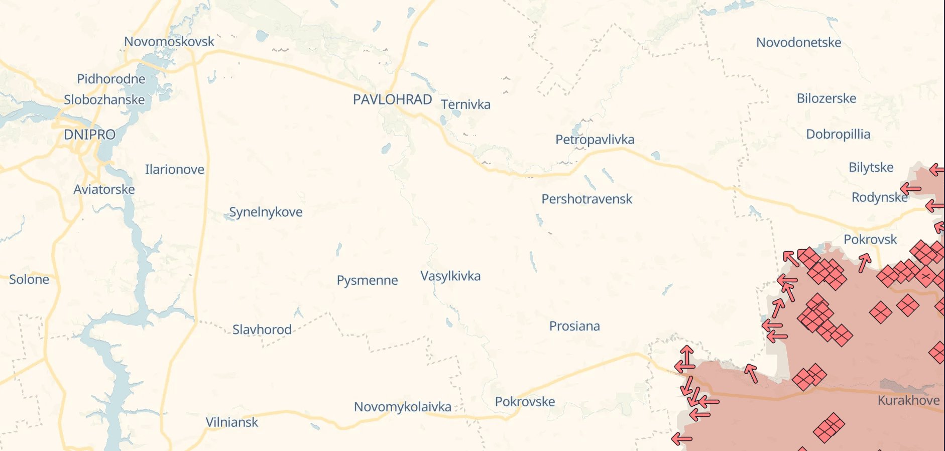 Fighting Reported Near Dnipropetrovsk Border