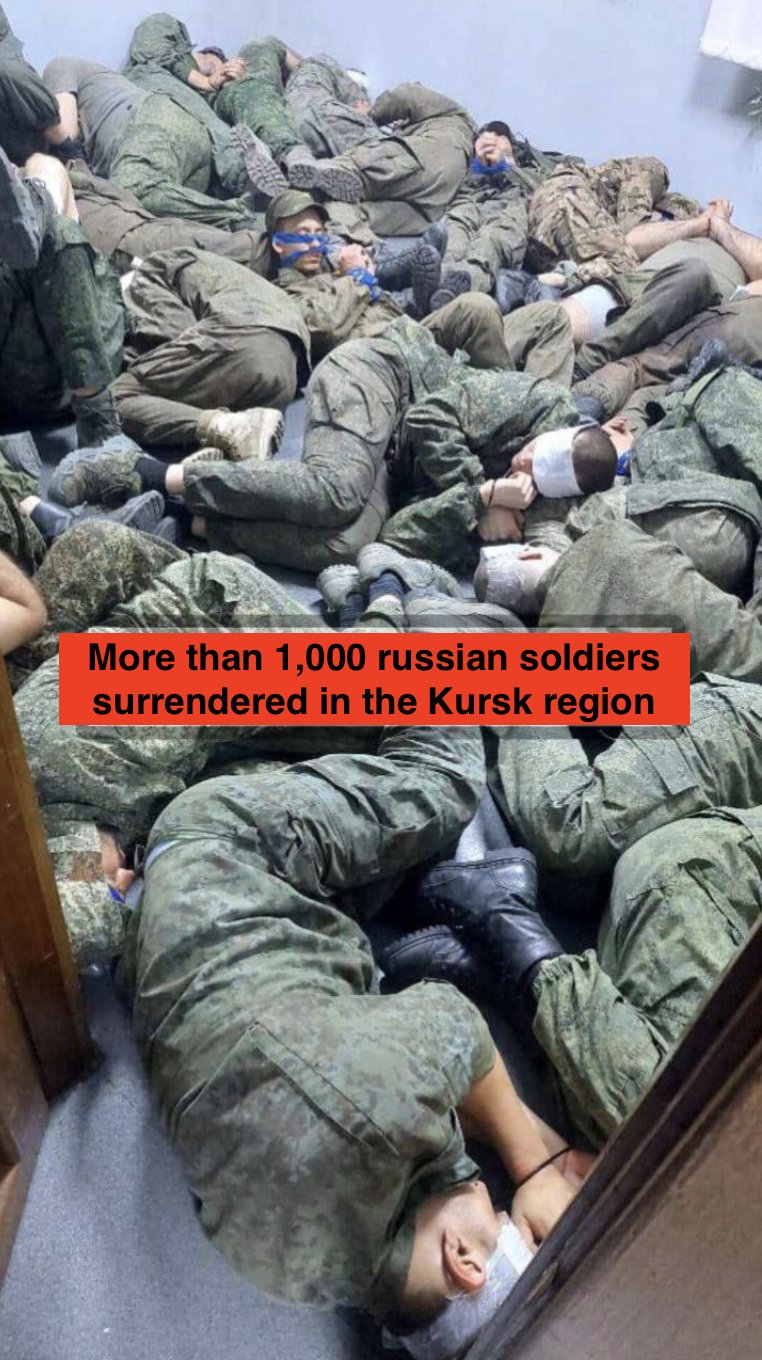 Russians surrender without fight in Kursk