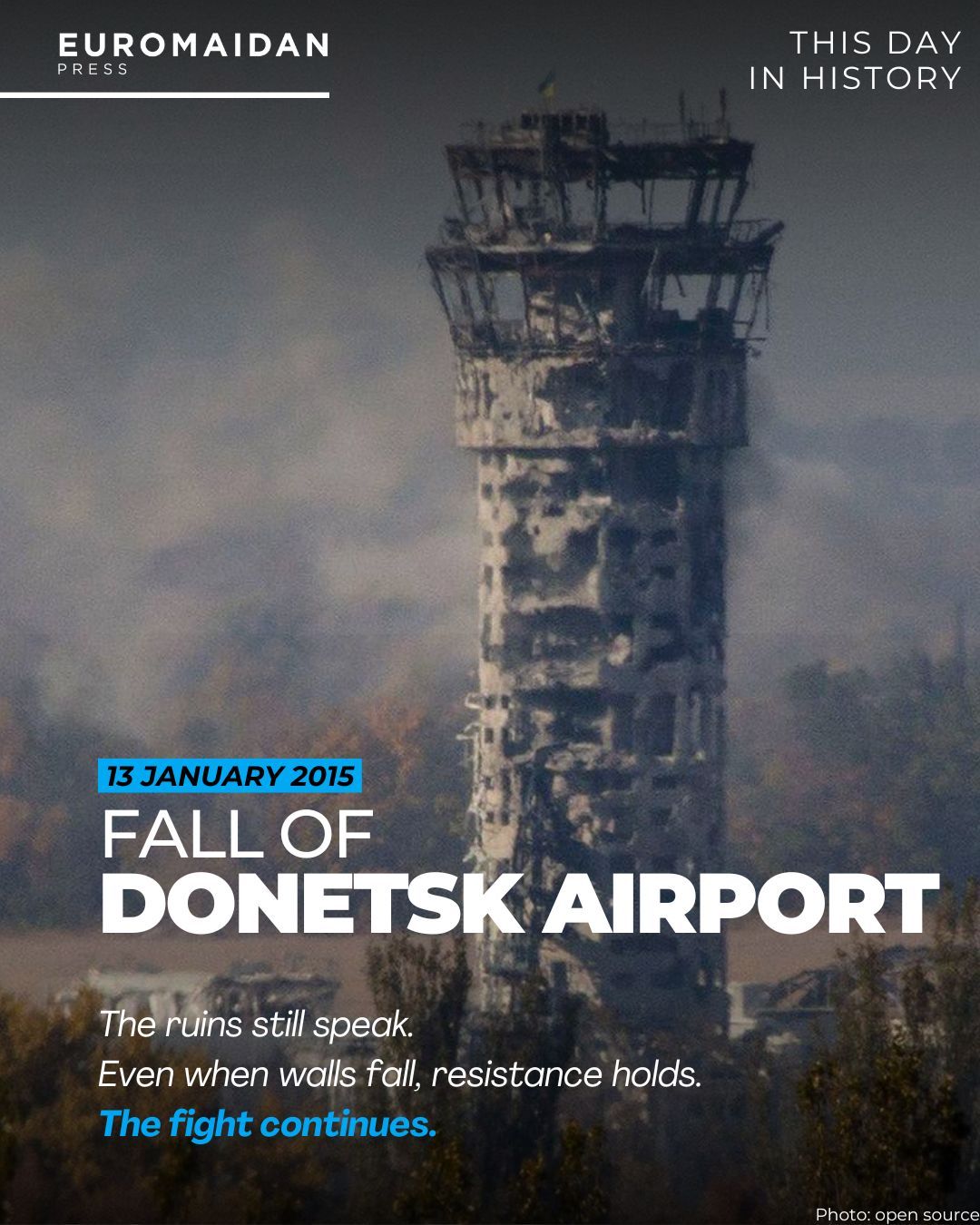 Remembering the defense of Donetsk Airport control tower