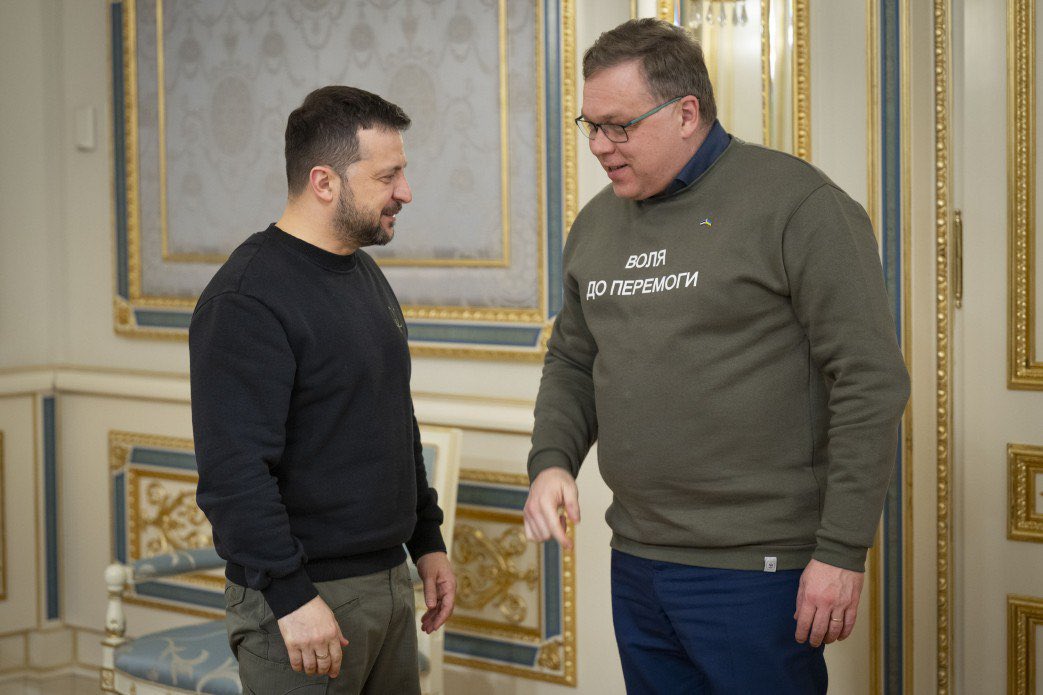 Zelensky rencontre une délégation estonienne