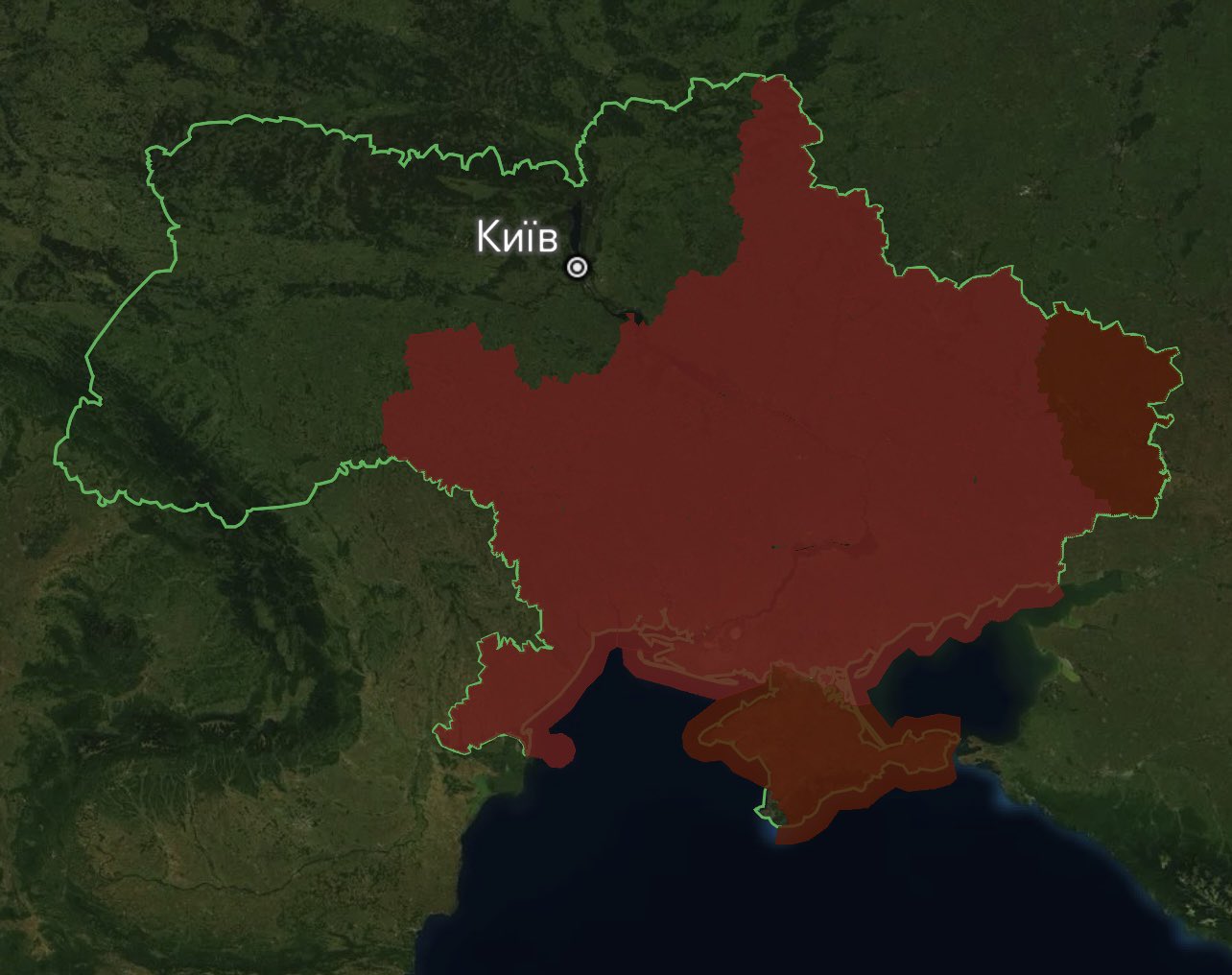 Ukraine now. Air raid alerts in 14 regions
