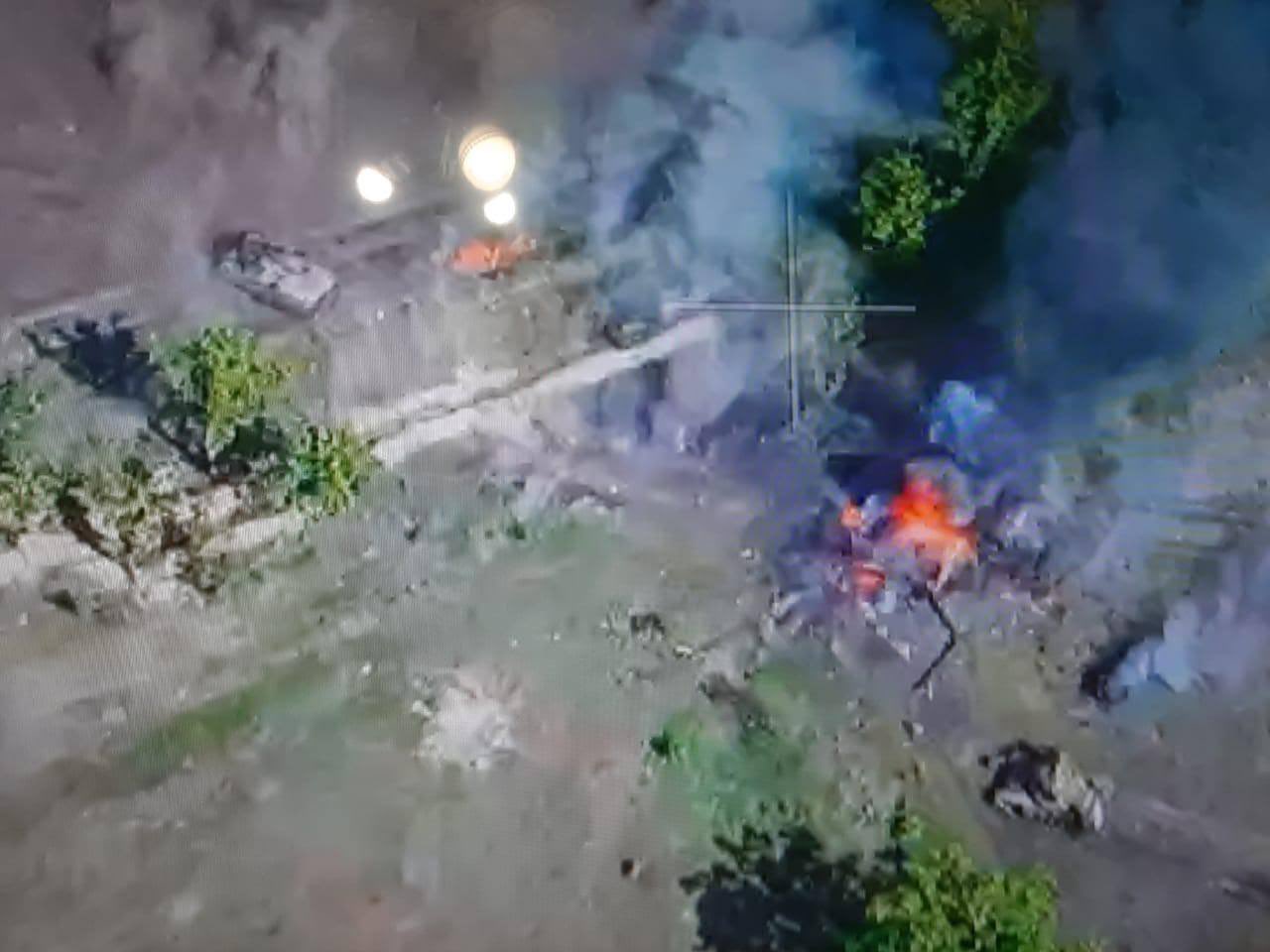 Destruction of Russian armored vehicles by the 63rd Ukrainian Brigade