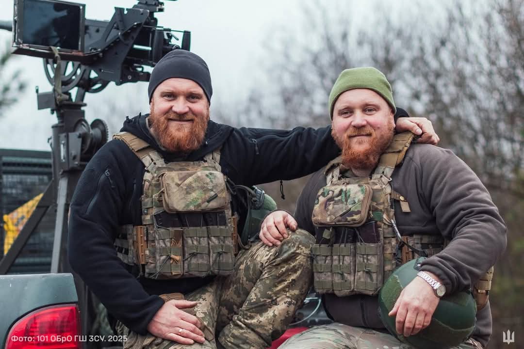 Twin brothers Oleksandr and Serhiy: side-by-side fighting missiles and “shaheds”