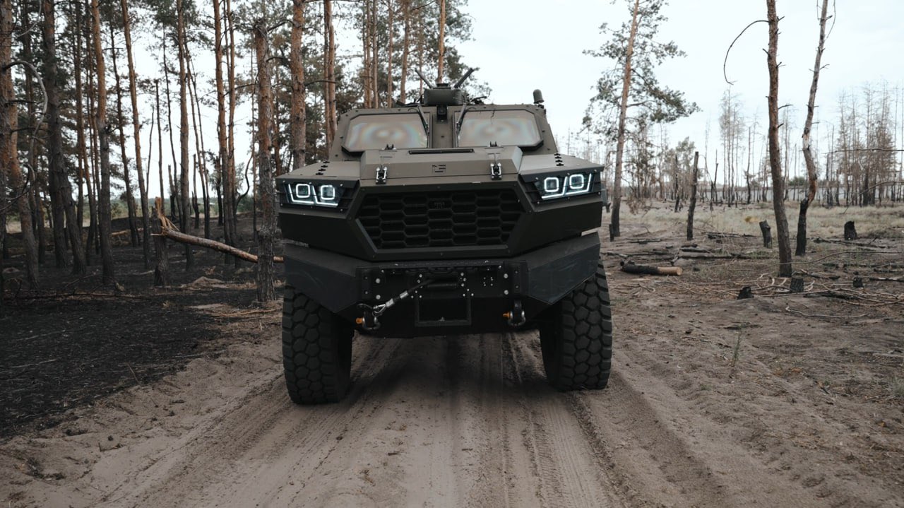 Testing of Inguar-3 armored vehicle by Azov Brigade