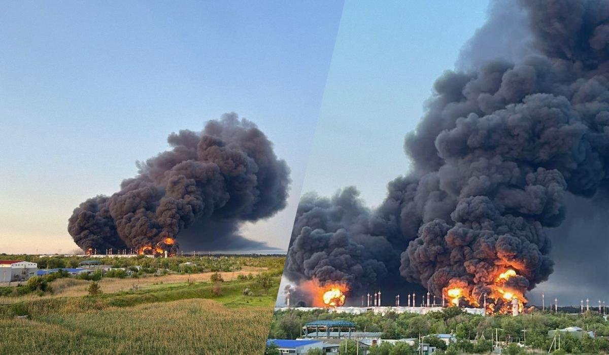 Russian oil depots and airbases attacked