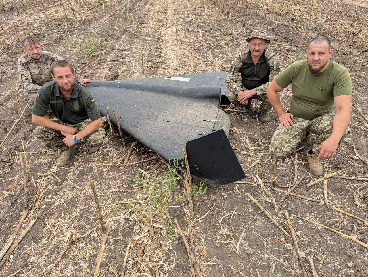 Russian Shahed 136 drones downed by electronic warfare