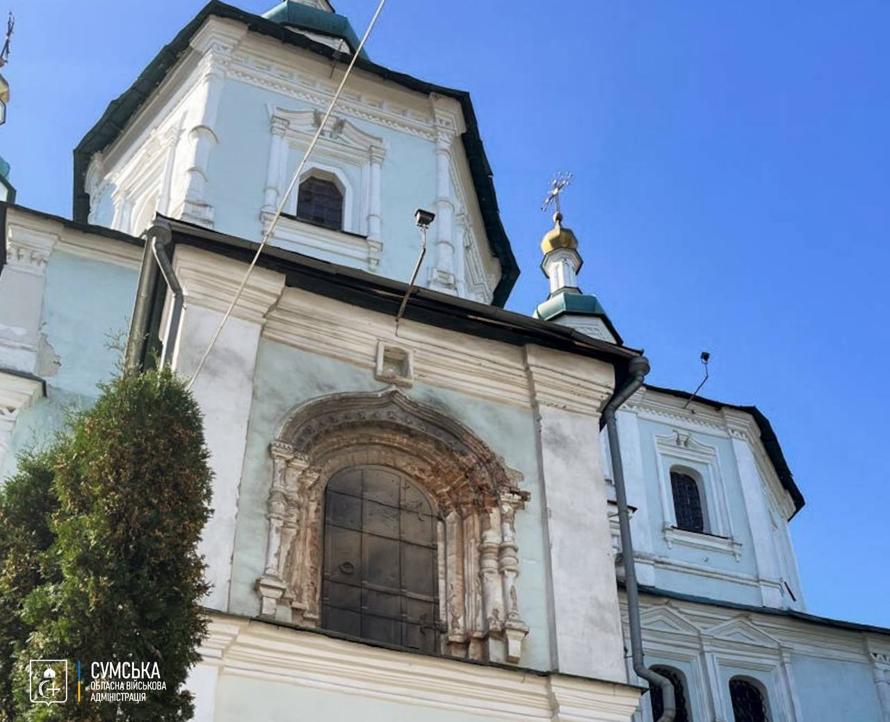 Russian drone hits Sumy Cathedral, heritage