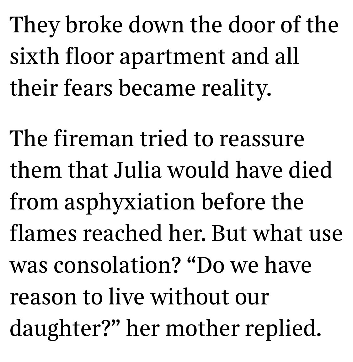 Father watches daughter’s apartment burn in Russian bombardment