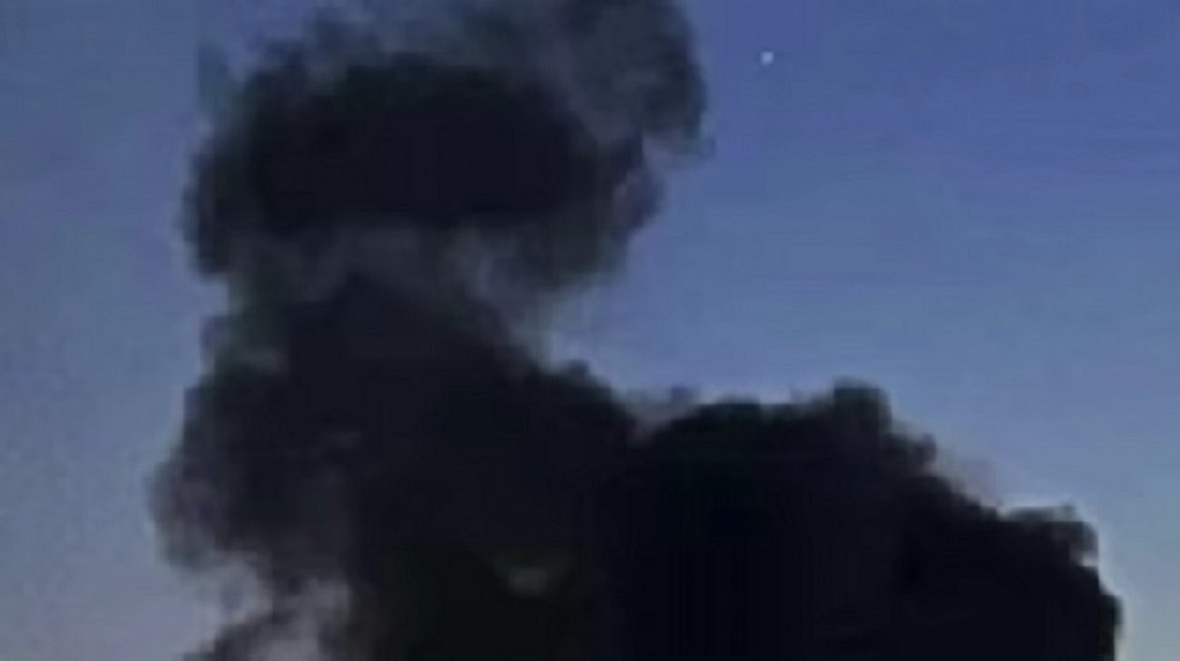 Missile explosions in Mykolaiv