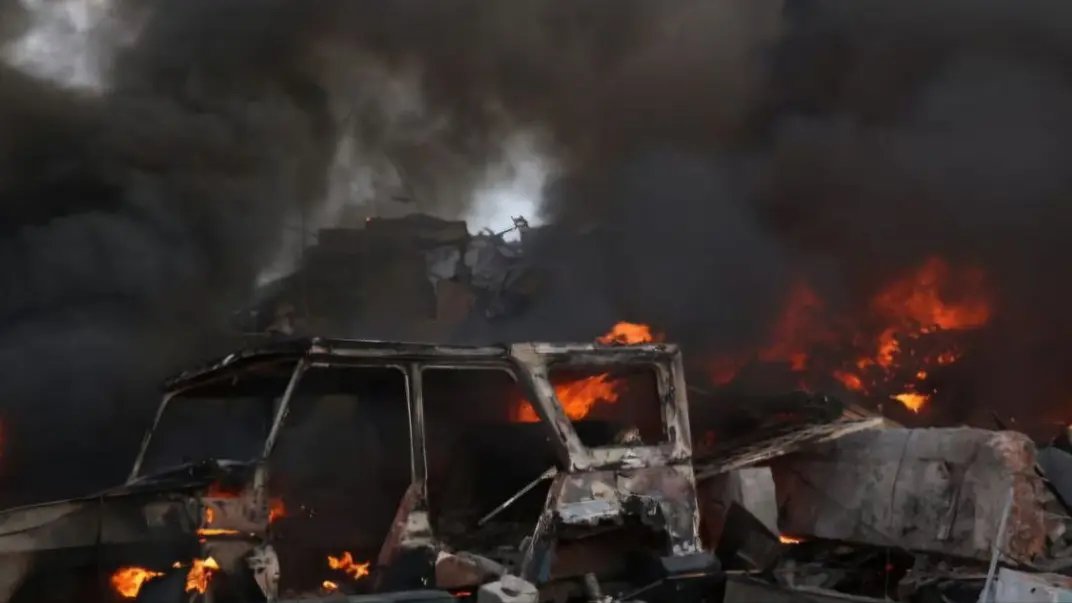 Russian missiles strike Dnipro; 7 civilians injured