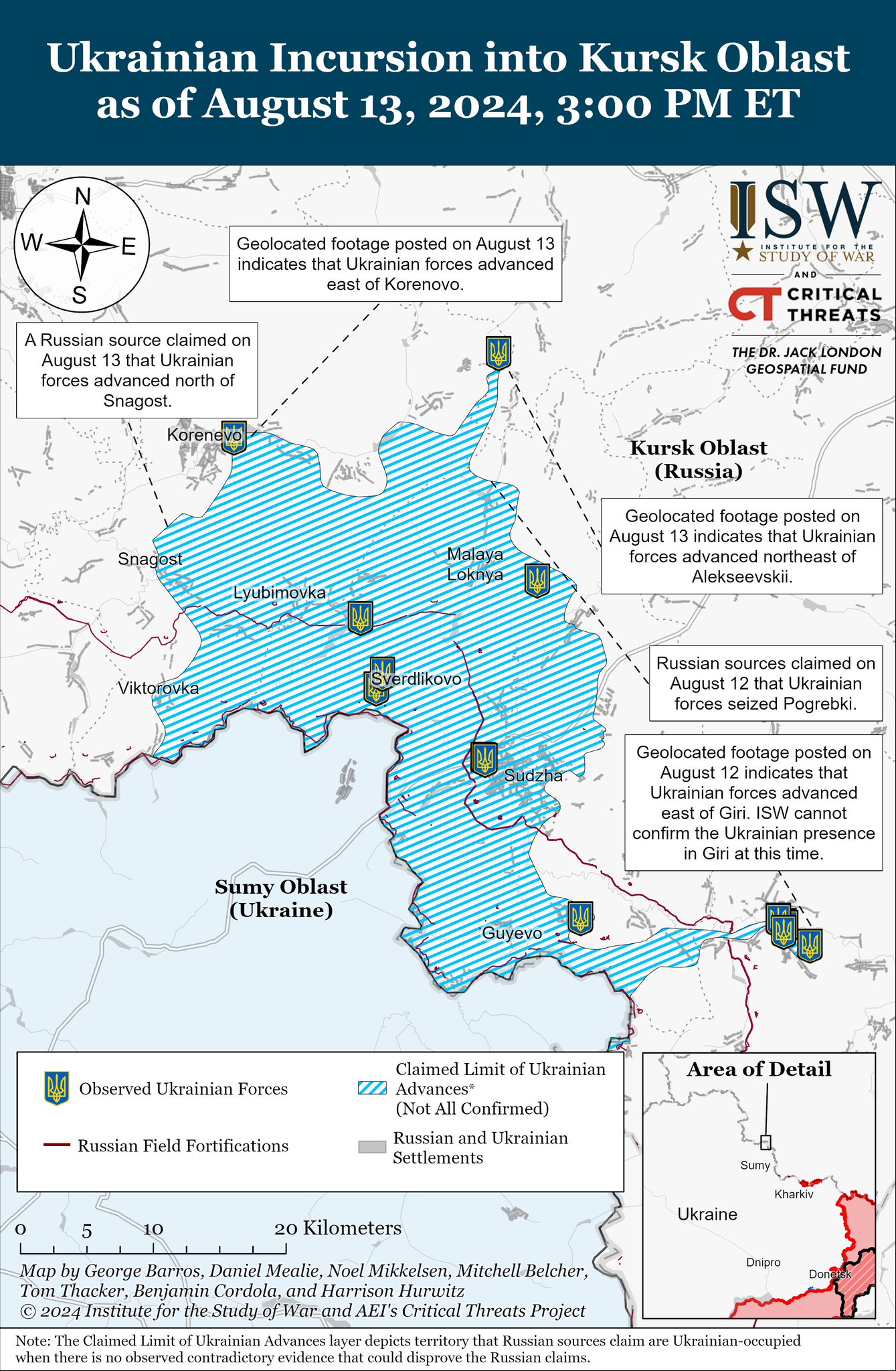 Ukraine advances in Kursk operation against Russia
