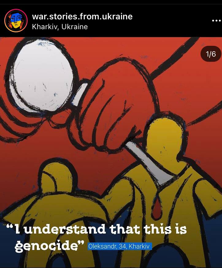 Ukrainian journalist launches Instagram page for war stories