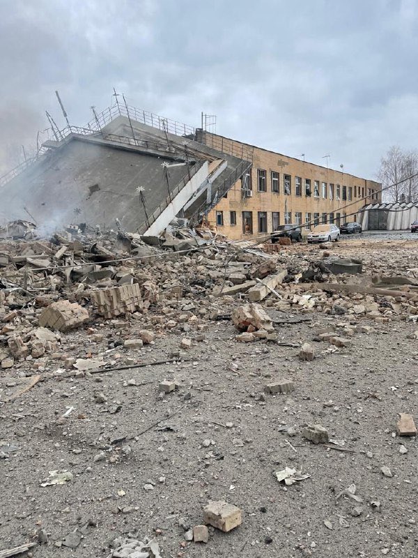 Vinnytsia airport vandalism after rocket strike (translated)