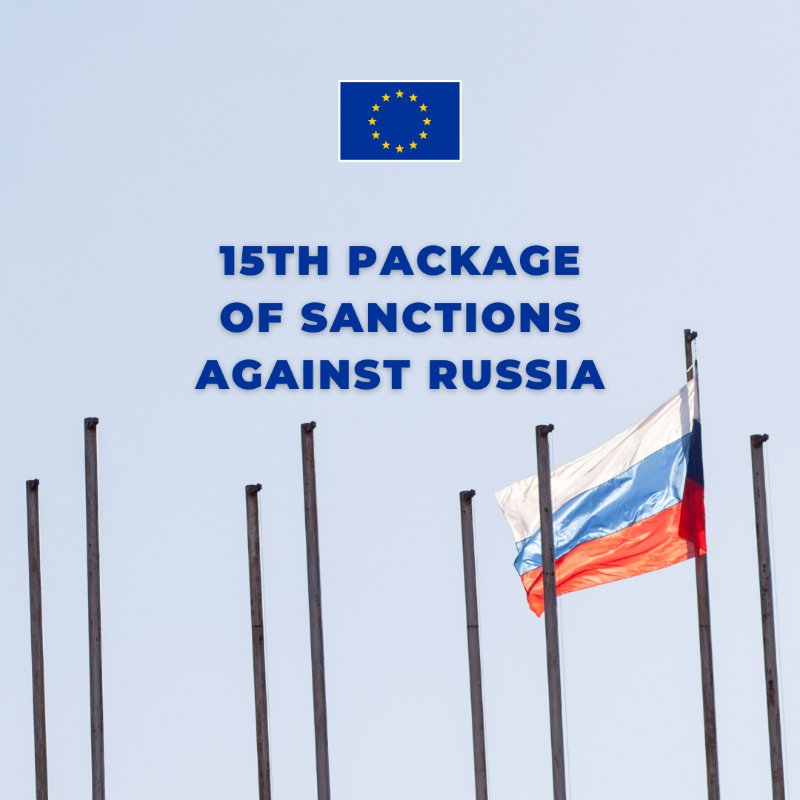 EU approves 15th Russia sanctions package