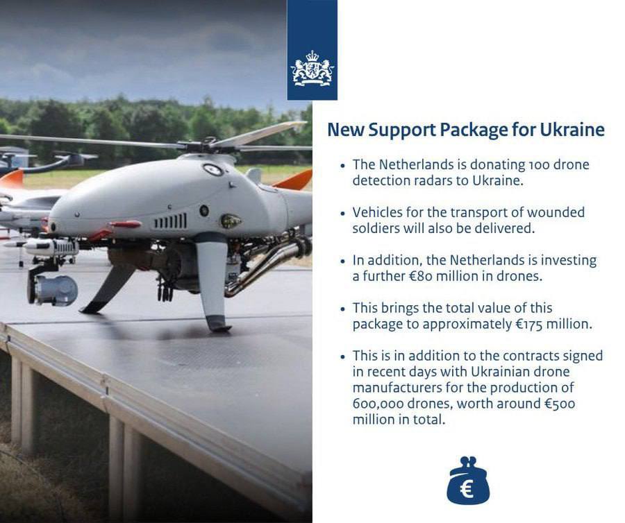 Netherlands orders 600,000 drones from Ukraine
