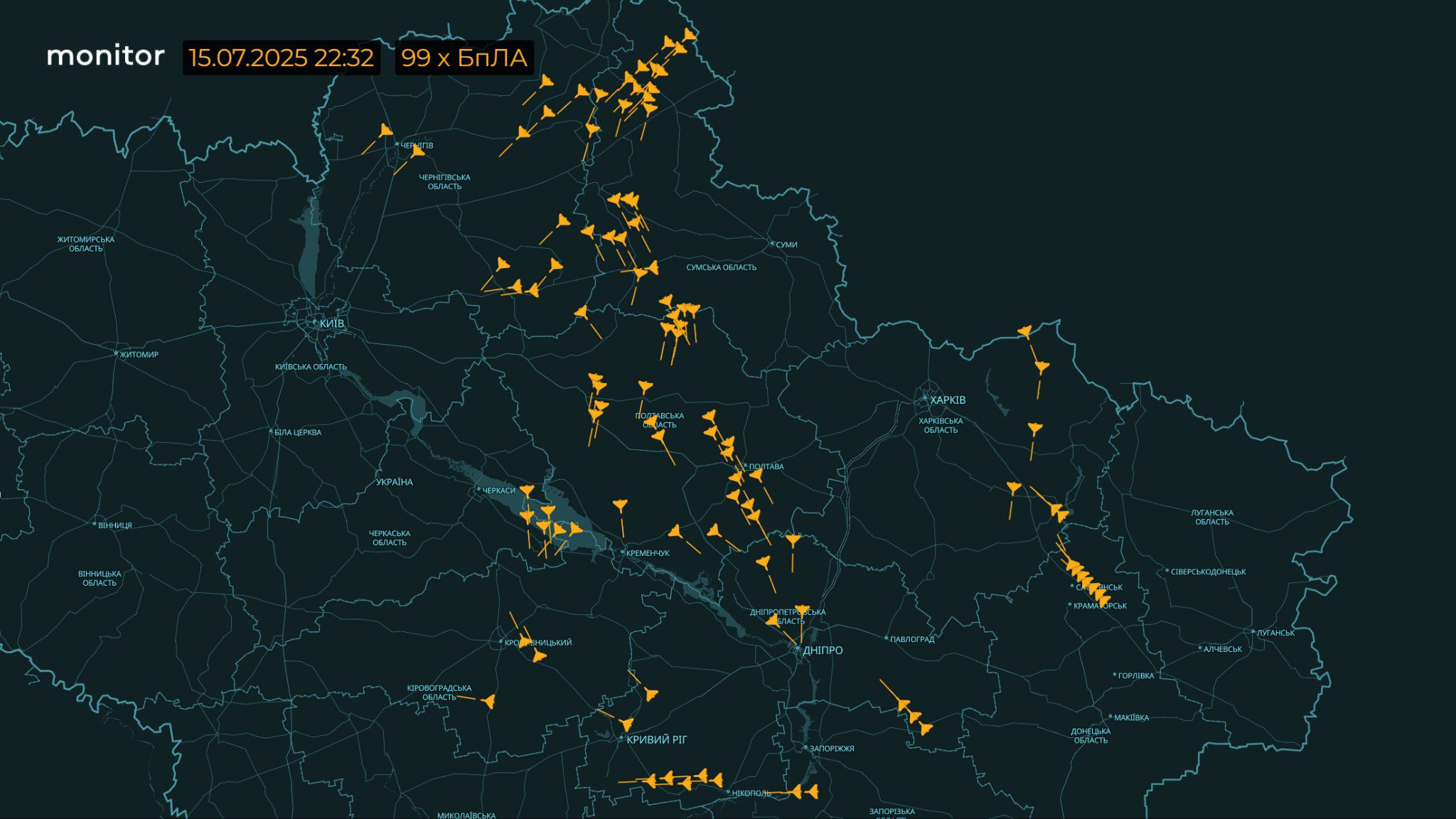 Russia launches massive drone attacks on Ukraine