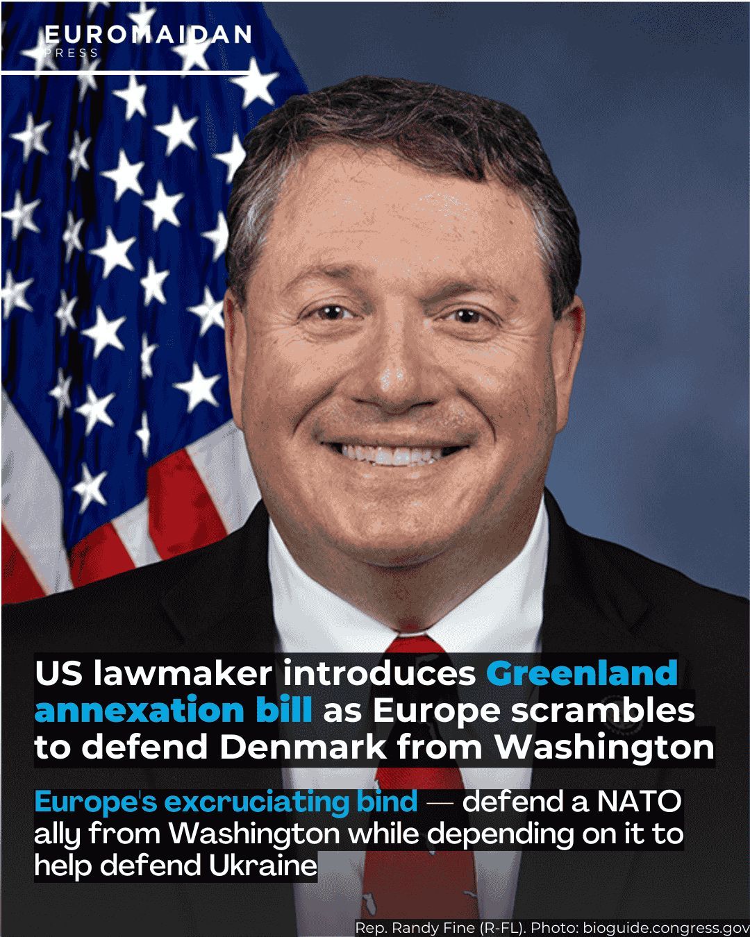 US Congressman Proposes Trump Annex Greenland, Bad Timing for Europe Amid Ukraine War