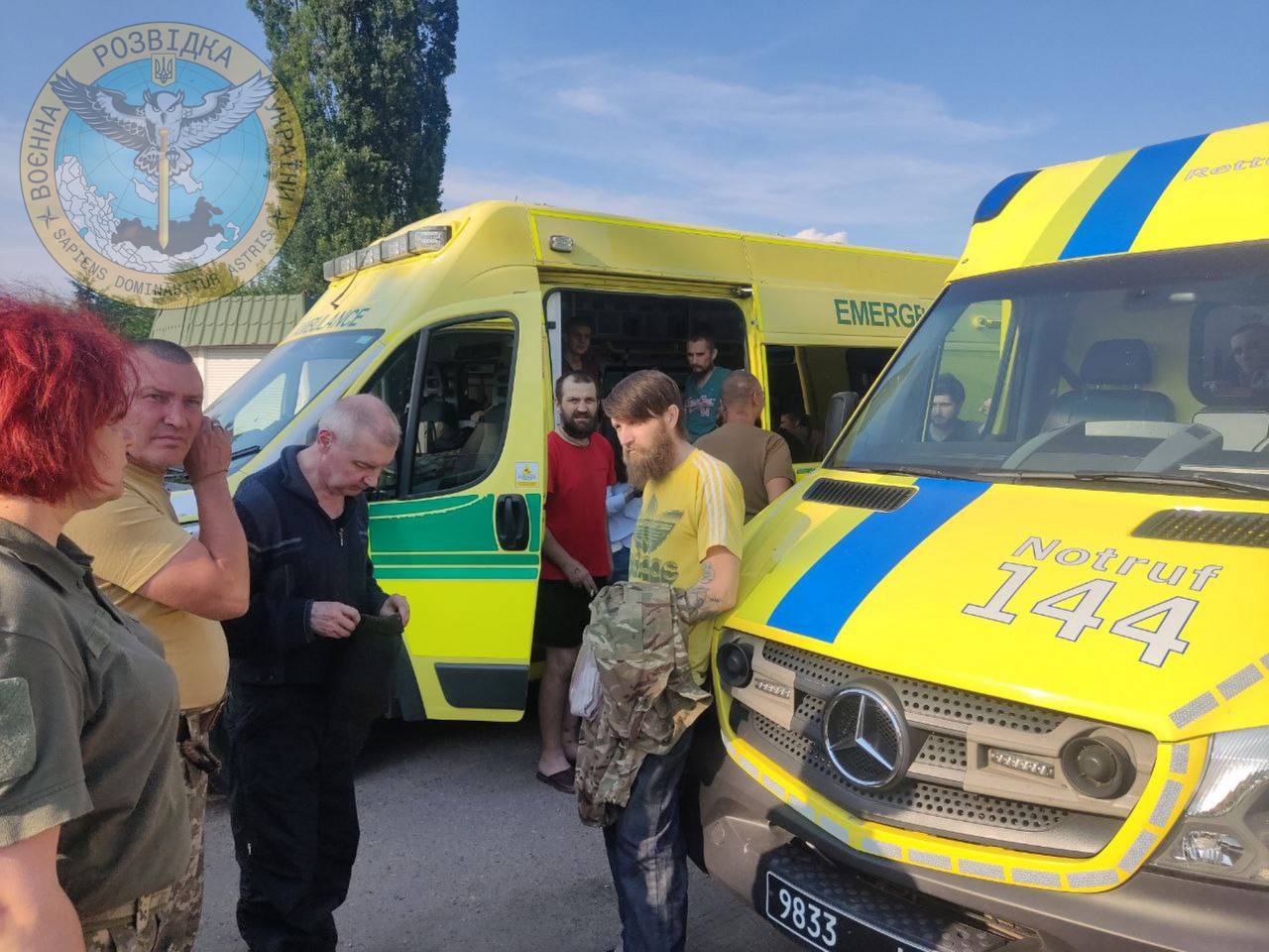 Warriors return home; Azovstal families say need medical care, eyes happy