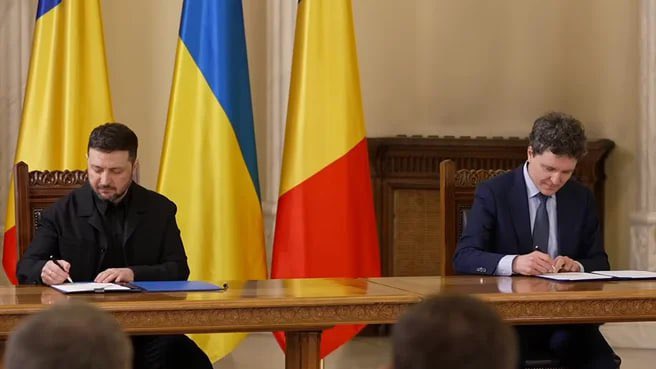 Zelensky et Dan signent accords bilatéraux