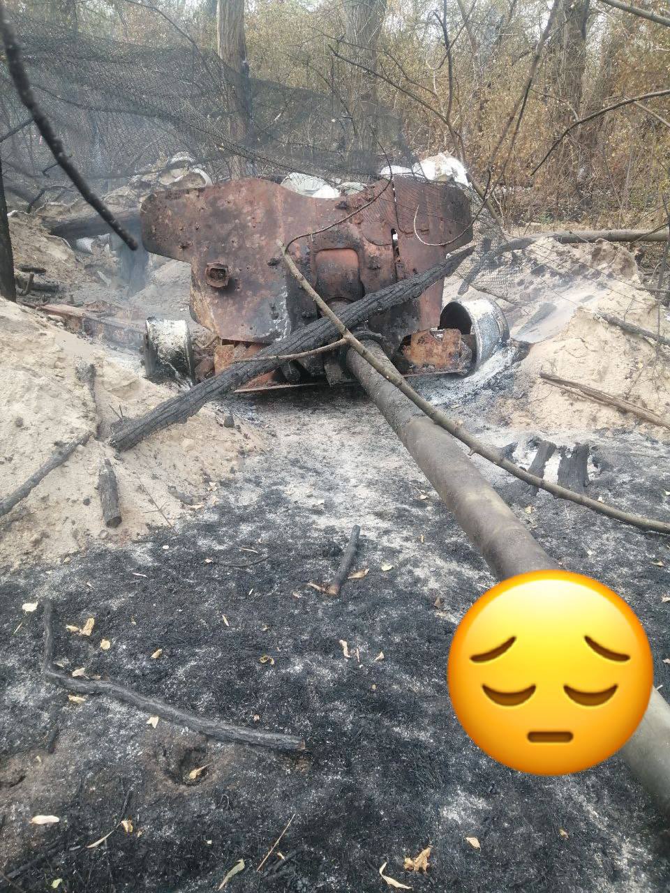 Destruction of MT-12 Rapira in Kherson