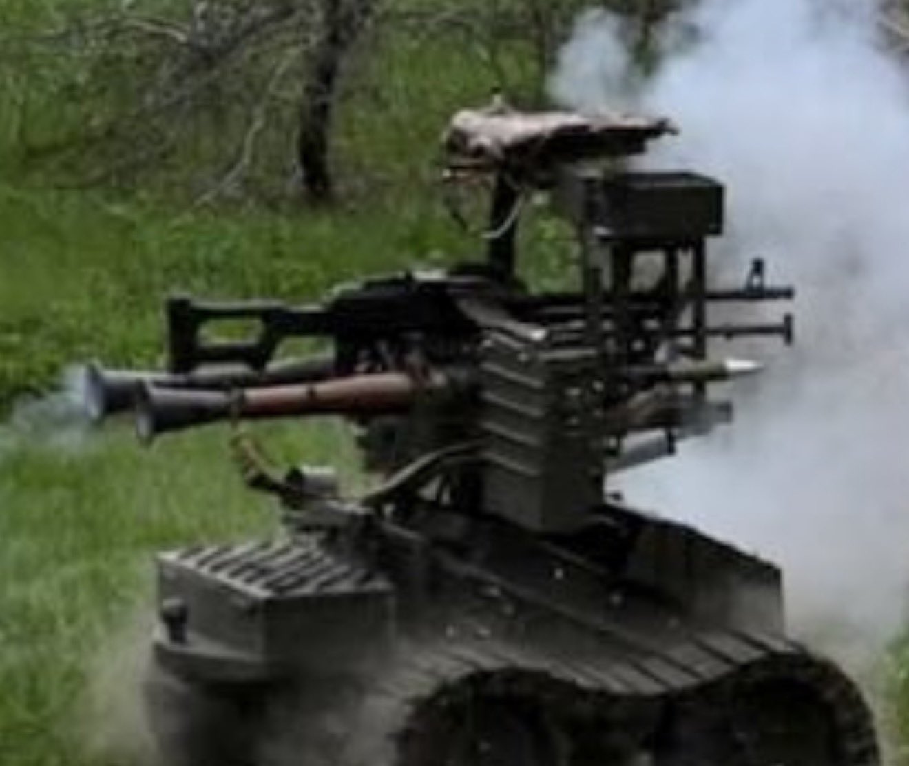 PK Machine Gun and RPGs with HEAT and HE Frag Warheads