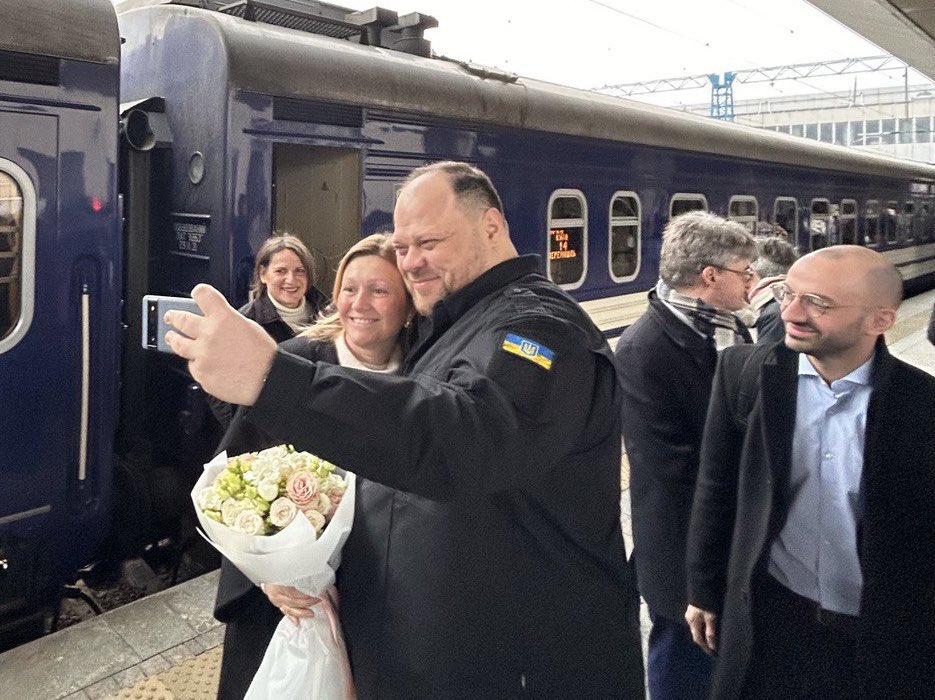 French Assembly President visits Kyiv