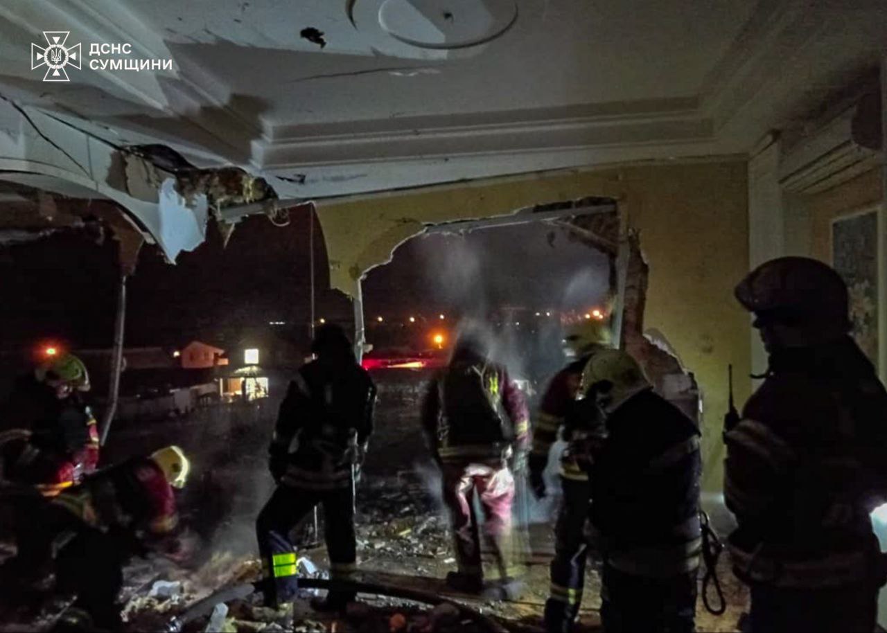 Drone attack on private sector in Sumy