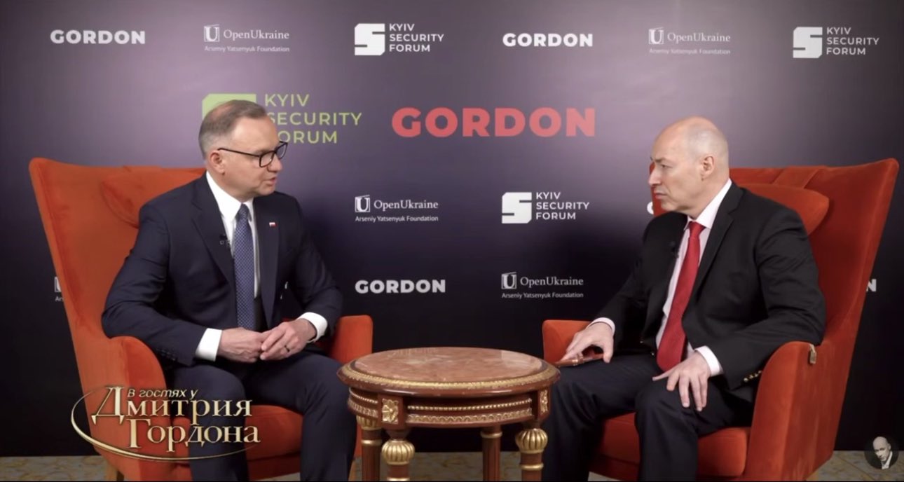 Duda Praises Zelensky’s Courage During Russian Invasion of Kyiv