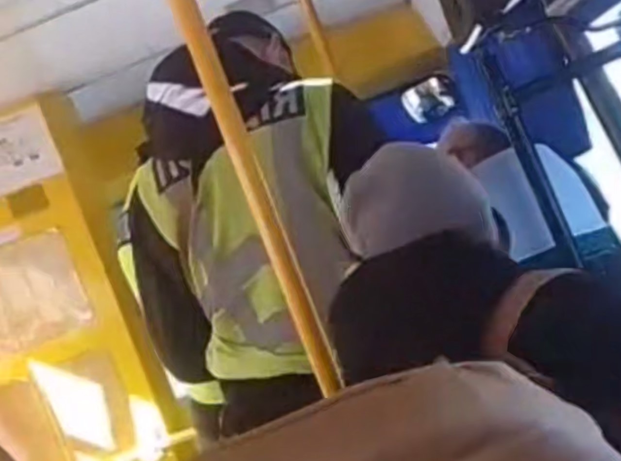 School bus escort forcibly taken to military recruitment center