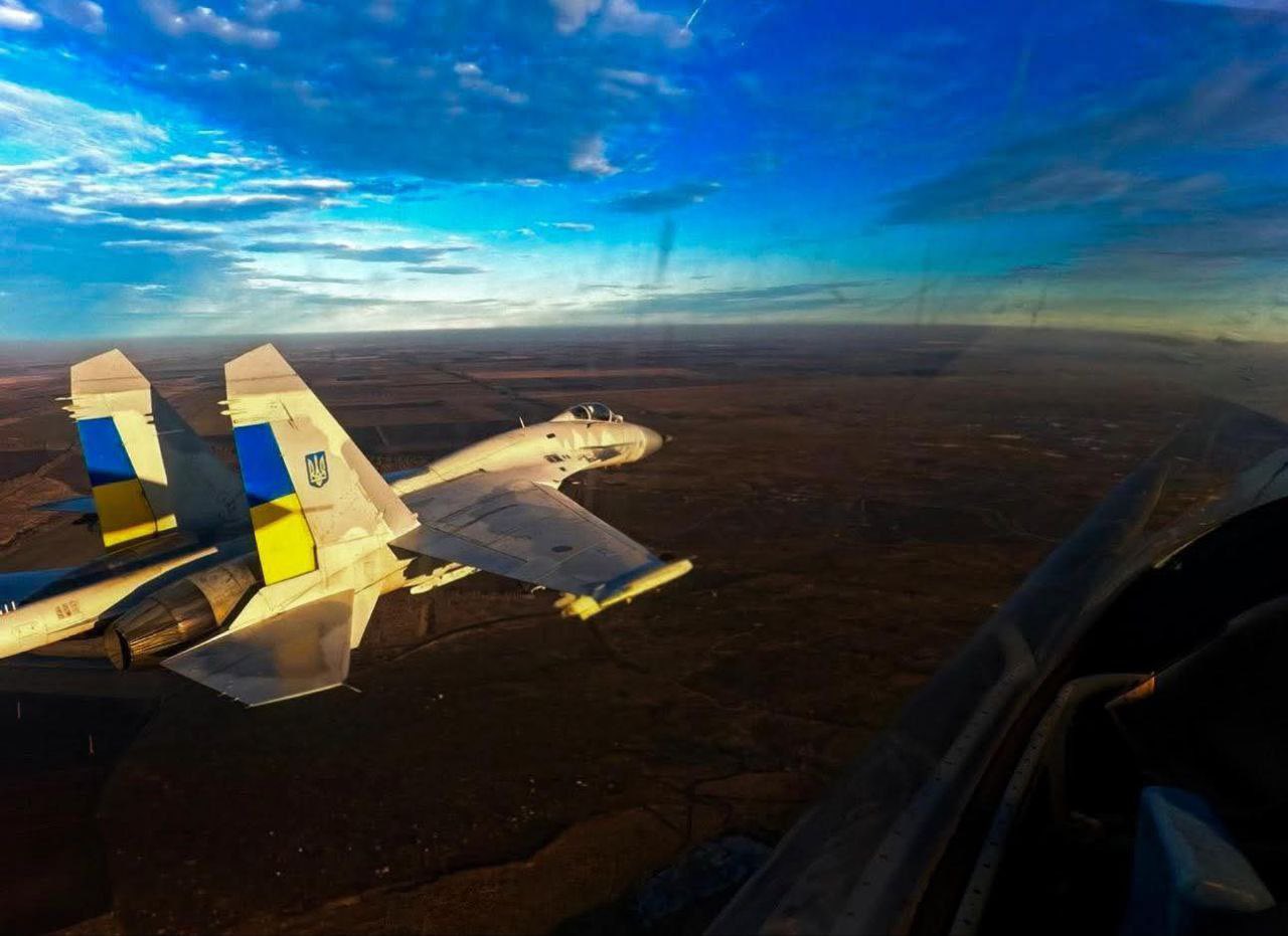 F-16? No: Ukrainian Su-27 of the 39th Brigade