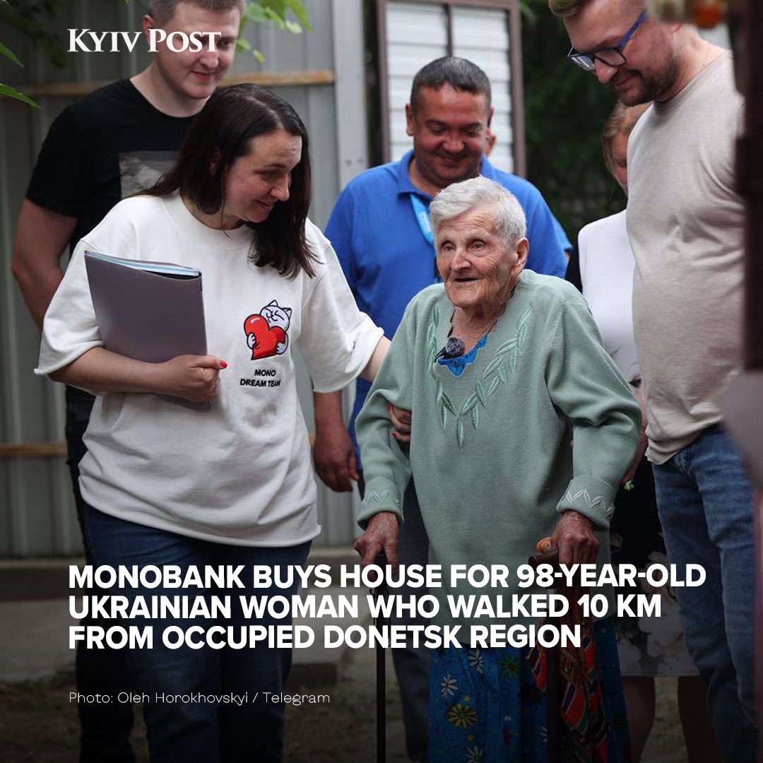 Monobank achète une maison pour une octogénaire ukrainienne