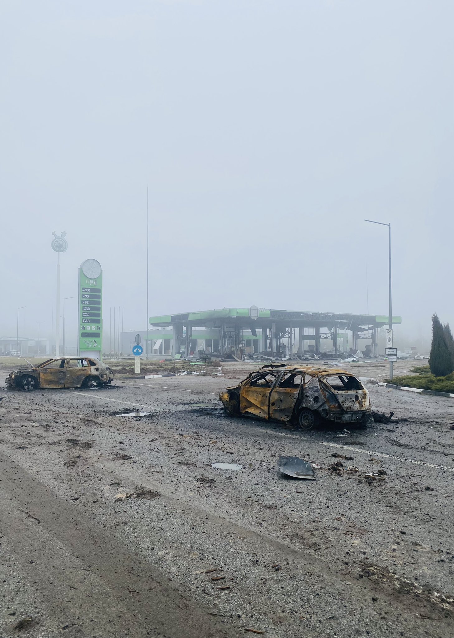 Ukrainian reality post-Russian invasion: outskirts of Kyiv