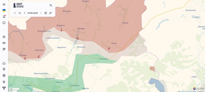 Russia occupies Loknya, advances in Sumy Oblast