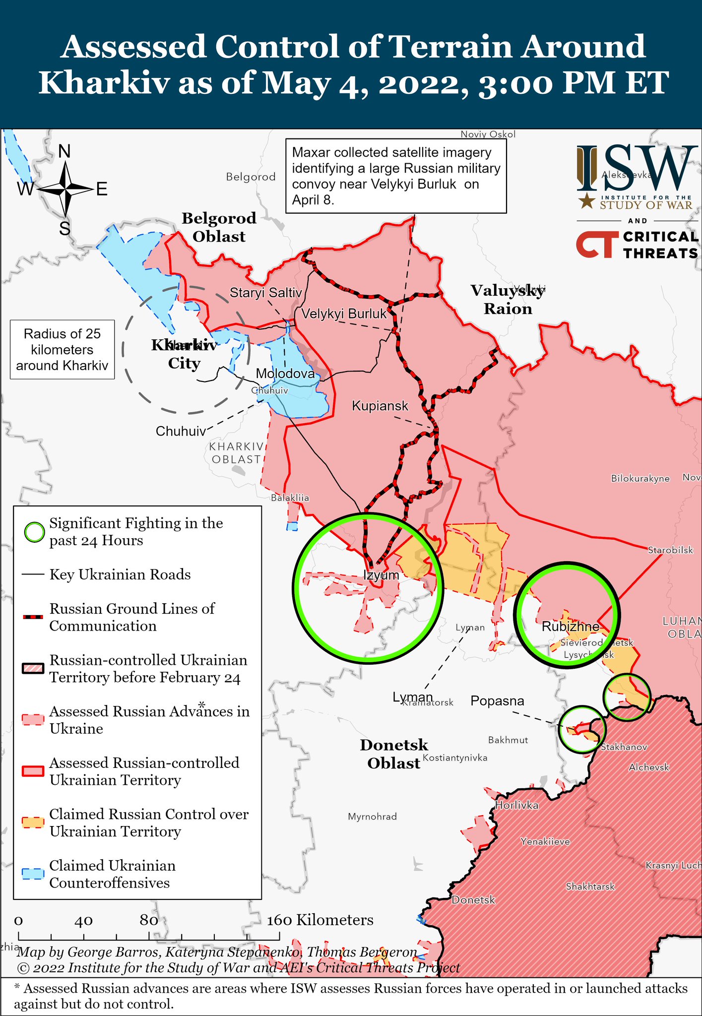 Ukraine counteroffensives push back Russia, limiting future attack capabilities.