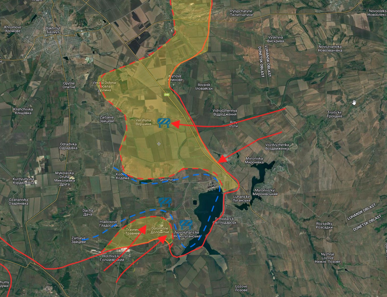 Unsuccessful RU attacks near Semyhirja; fighting at Vuhlehirska TPP