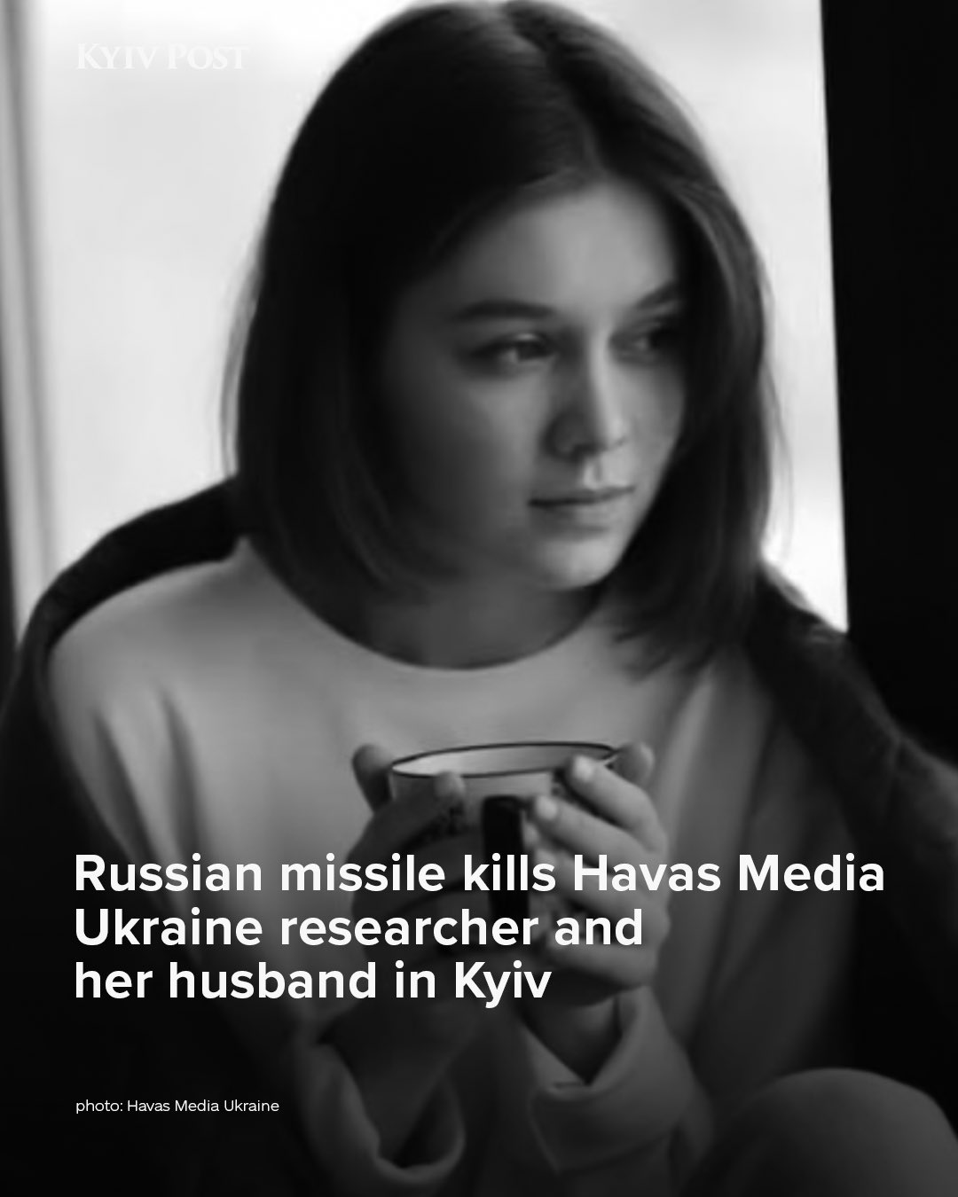 Russian airstrike kills in Kyiv