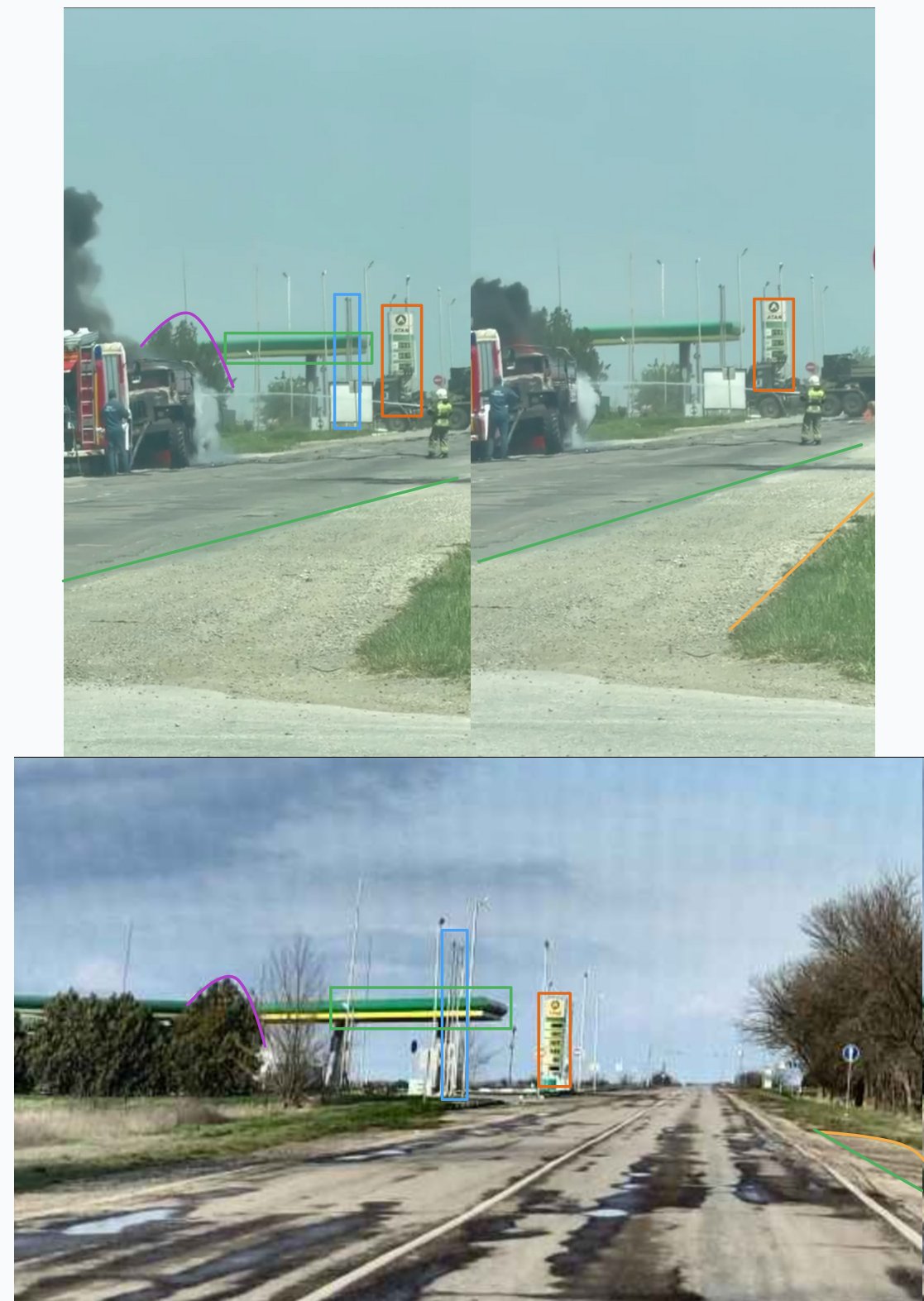 Russian Ural logistics truck destroyed 135km from frontline in Crimea