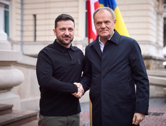 Tusk tells Zelensky about Russian, Iranian drones in Poland